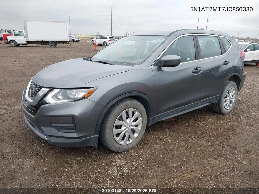 2018 NISSAN ROGUE VIN 5N1AT2MT7JC850330 — фото 2