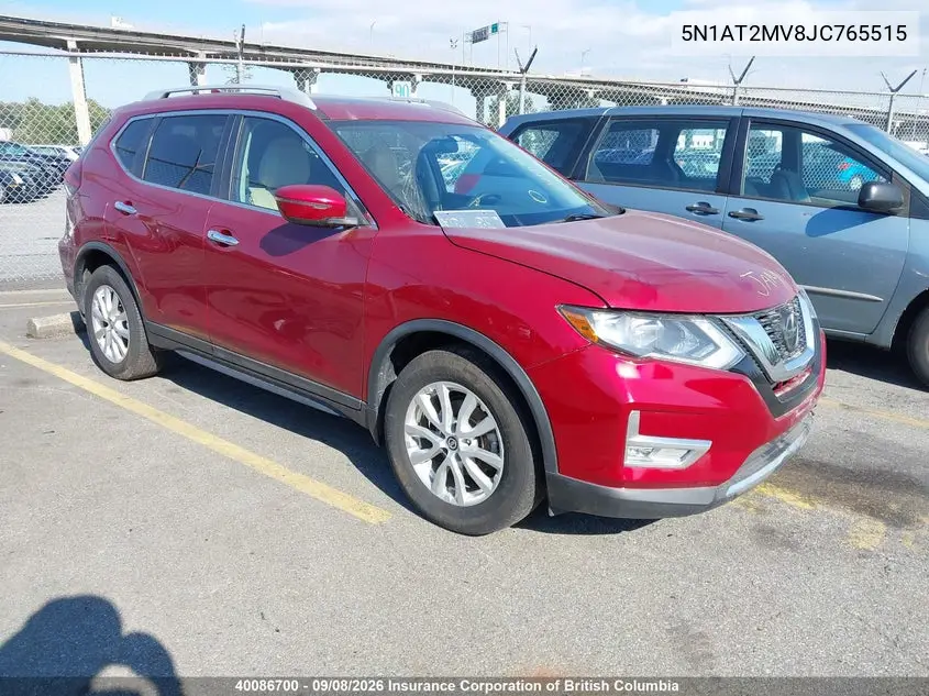 NISSAN ROGUE 2018, VIN 5N1AT2MV8JC765515