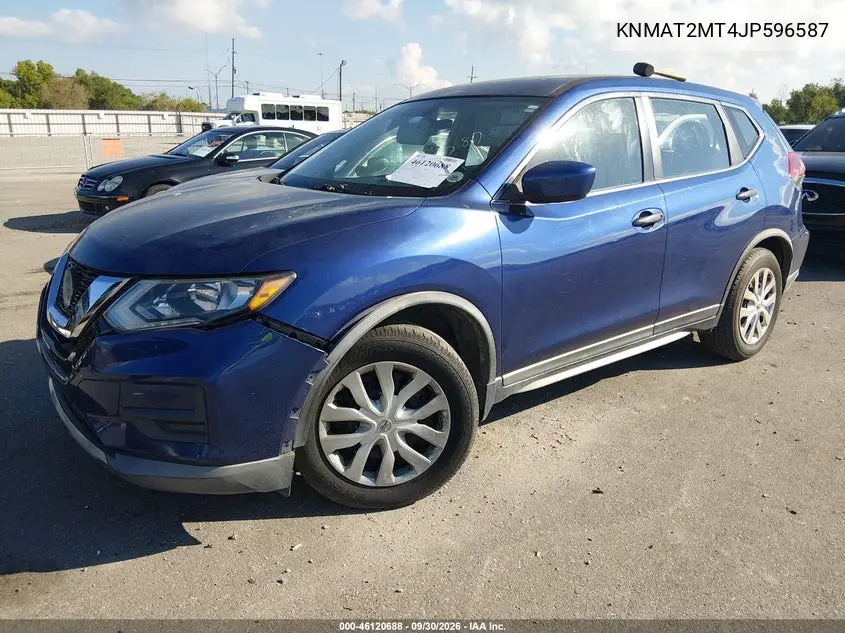 2018 NISSAN ROGUE VIN KNMAT2MT4JP596587 — фото 2