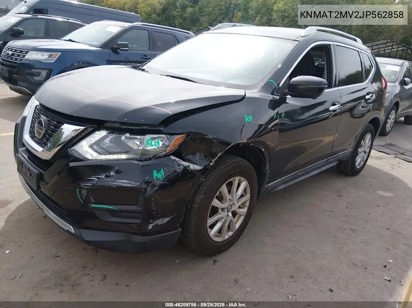 2018 NISSAN ROGUE VIN KNMAT2MV2JP562858 — фото 2