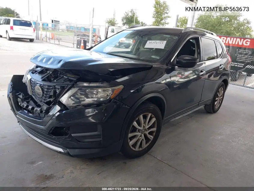 2018 NISSAN ROGUE VIN KNMAT2MT8JP563673 — фото 2