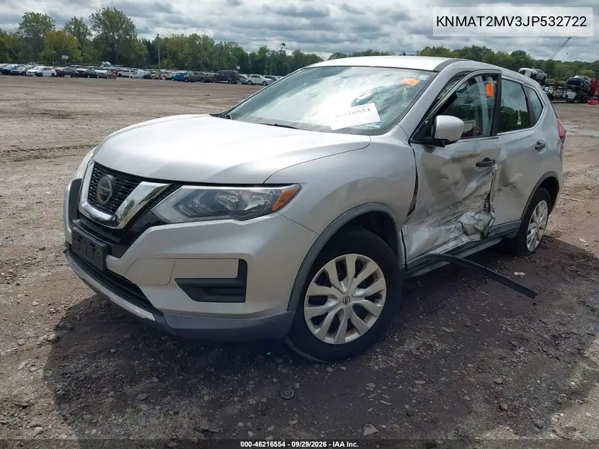 2018 NISSAN ROGUE VIN KNMAT2MV3JP532722 — фото 2
