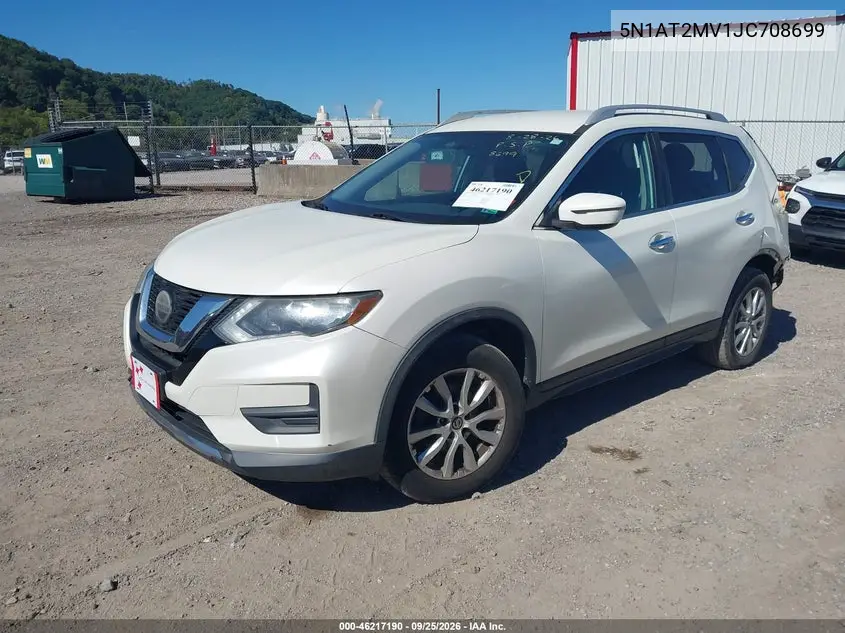 2018 NISSAN ROGUE VIN 5N1AT2MV1JC708699 — фото 2