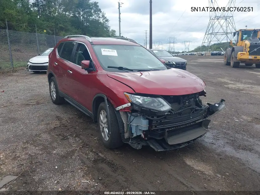 NISSAN ROGUE 2018, VIN 5N1AT2MV8JC760251