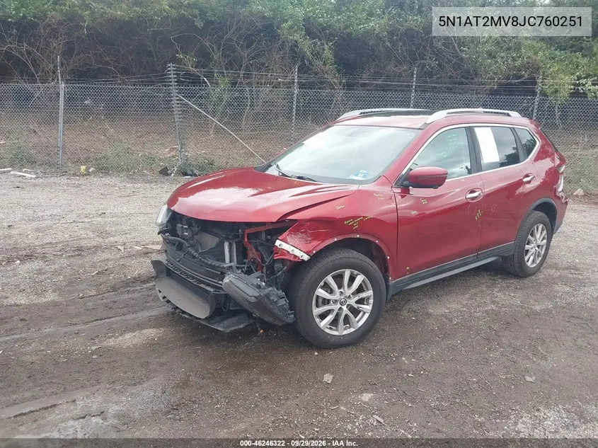 2018 NISSAN ROGUE VIN 5N1AT2MV8JC760251 — фото 2