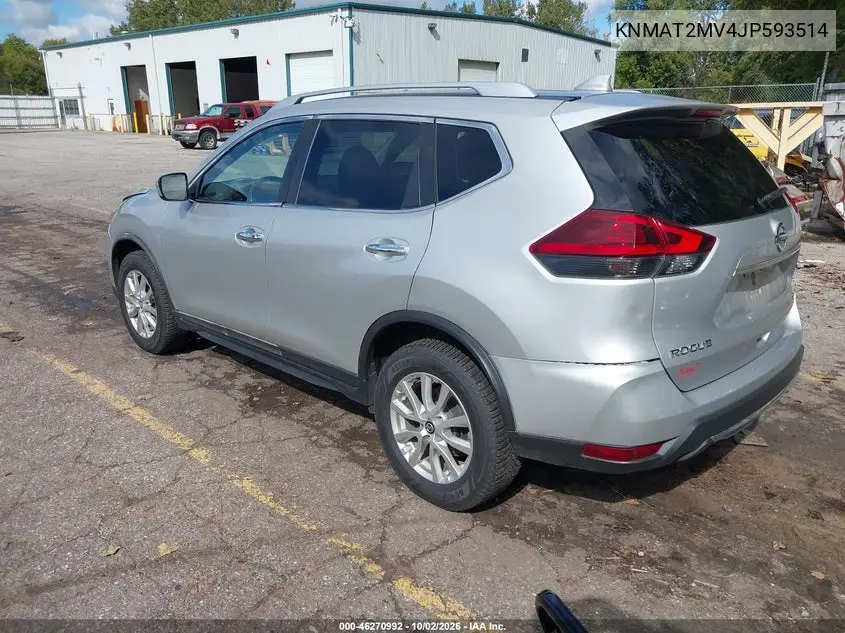 2018 NISSAN ROGUE VIN KNMAT2MV4JP593514 — фото 3