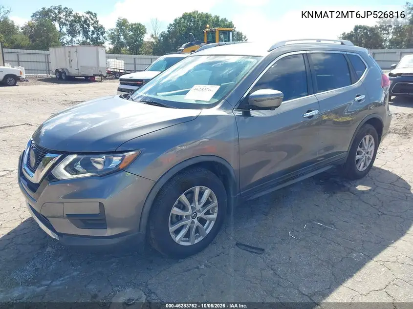 2018 NISSAN ROGUE VIN KNMAT2MT6JP526816 — фото 2