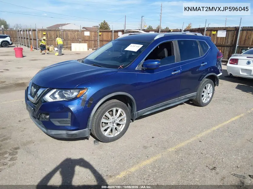 2018 NISSAN ROGUE VIN KNMAT2MVXJP596045 — фото 2