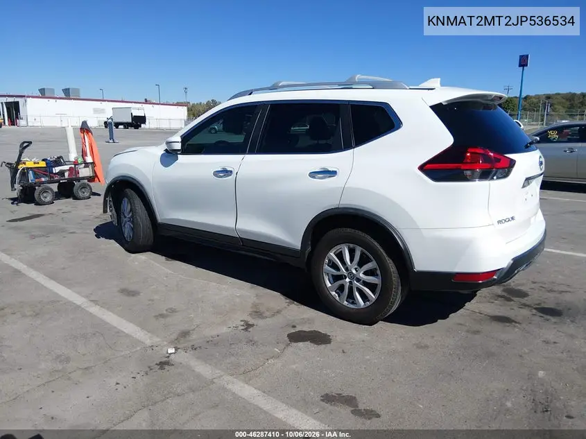 2018 NISSAN ROGUE VIN KNMAT2MT2JP536534 — фото 3