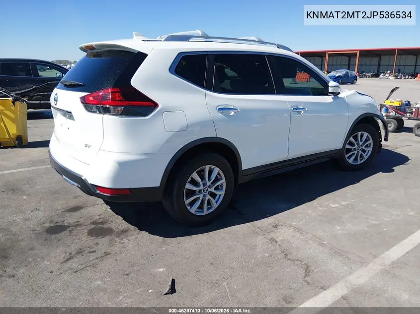 2018 NISSAN ROGUE VIN KNMAT2MT2JP536534 — фото 4