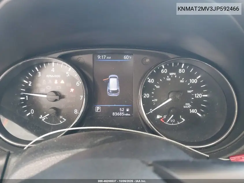NISSAN ROGUE 2018, VIN KNMAT2MV3JP592466