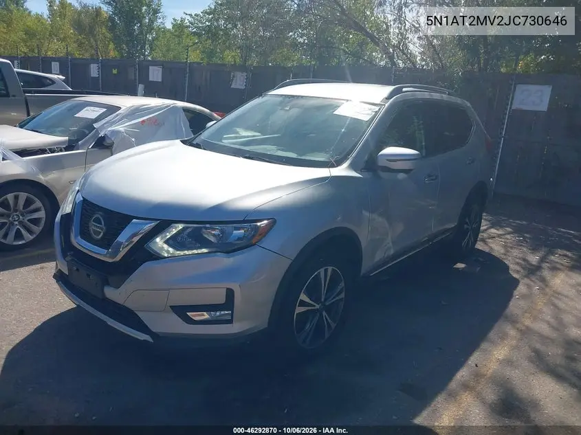 2018 NISSAN ROGUE VIN 5N1AT2MV2JC730646 — фото 2