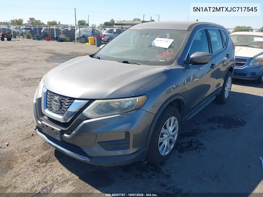2018 NISSAN ROGUE VIN 5N1AT2MTXJC717545 — фото 2