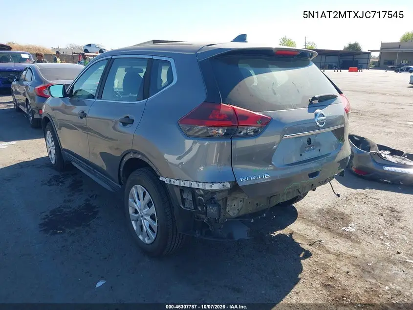 2018 NISSAN ROGUE VIN 5N1AT2MTXJC717545 — фото 3