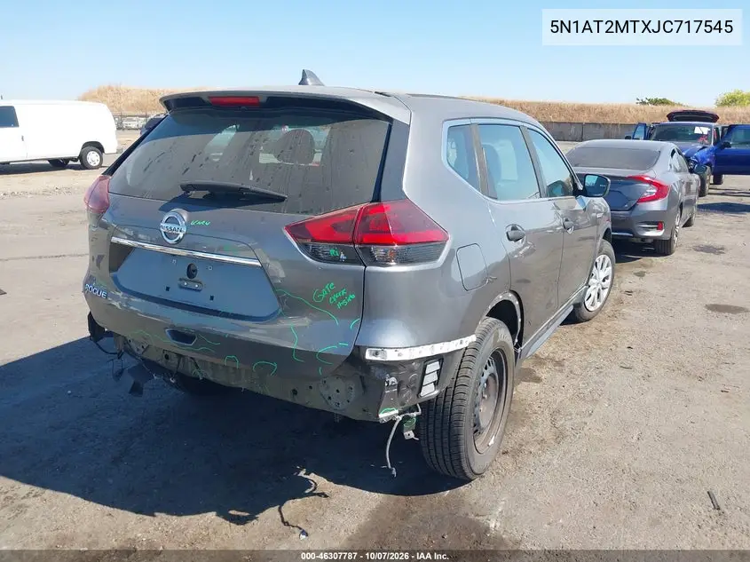 2018 NISSAN ROGUE VIN 5N1AT2MTXJC717545 — фото 4