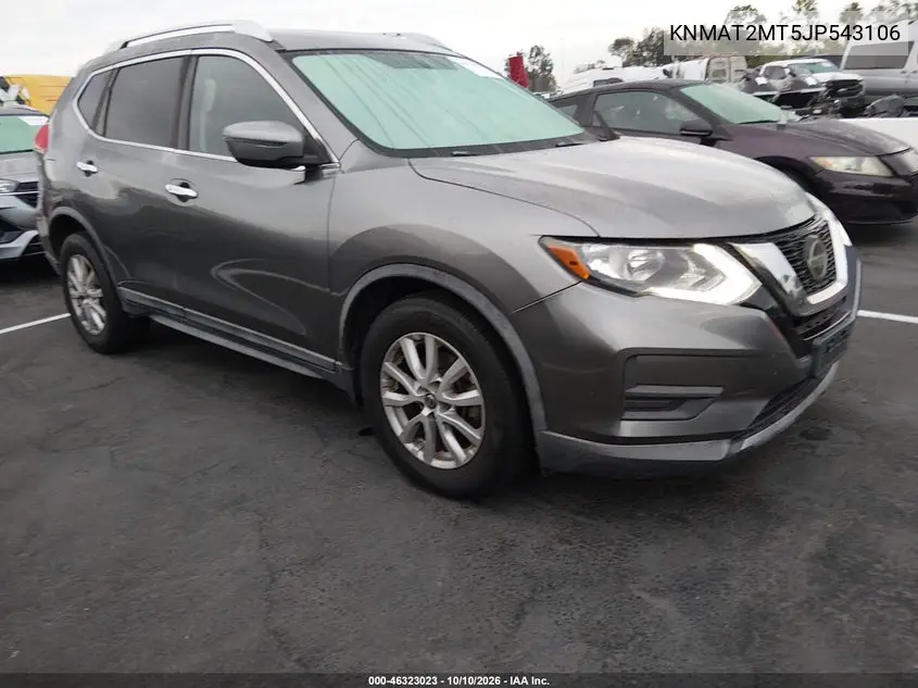 NISSAN ROGUE 2018, VIN KNMAT2MT5JP543106