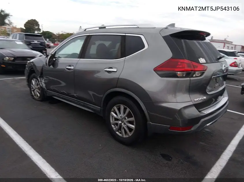 2018 NISSAN ROGUE VIN KNMAT2MT5JP543106 — фото 3