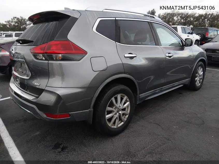 2018 NISSAN ROGUE VIN KNMAT2MT5JP543106 — фото 4