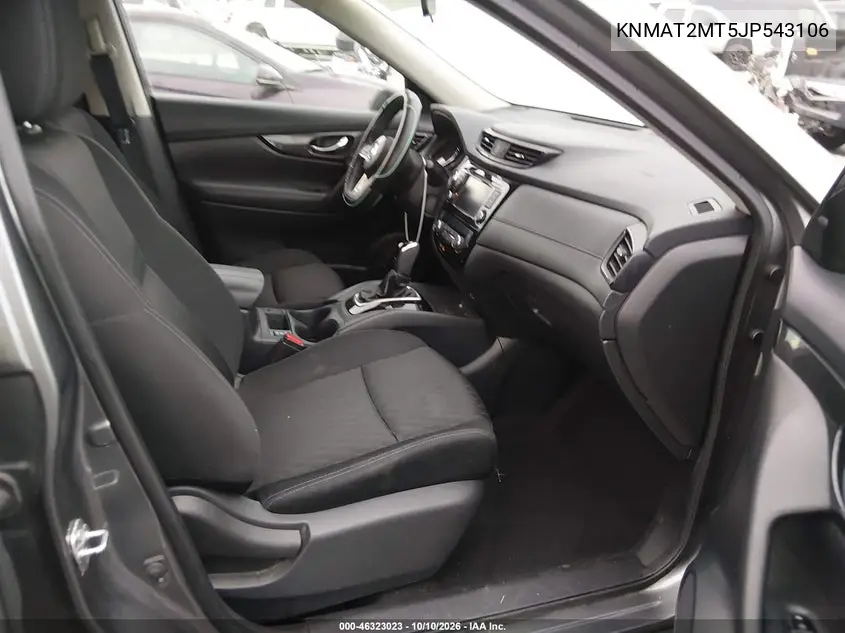 2018 NISSAN ROGUE VIN KNMAT2MT5JP543106 — фото 5