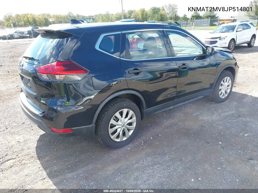 2018 NISSAN ROGUE VIN KNMAT2MV8JP514801 — фото 4