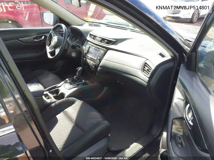 2018 NISSAN ROGUE VIN KNMAT2MV8JP514801 — фото 5