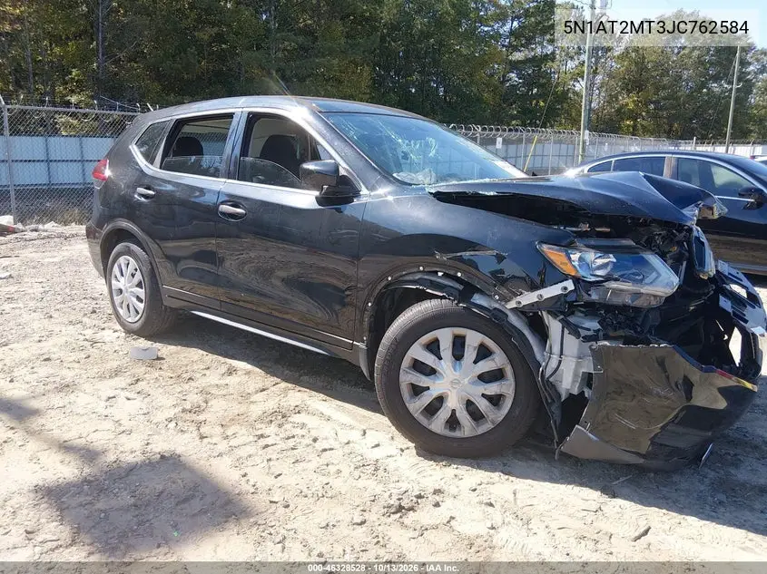 NISSAN ROGUE 2018, VIN 5N1AT2MT3JC762584