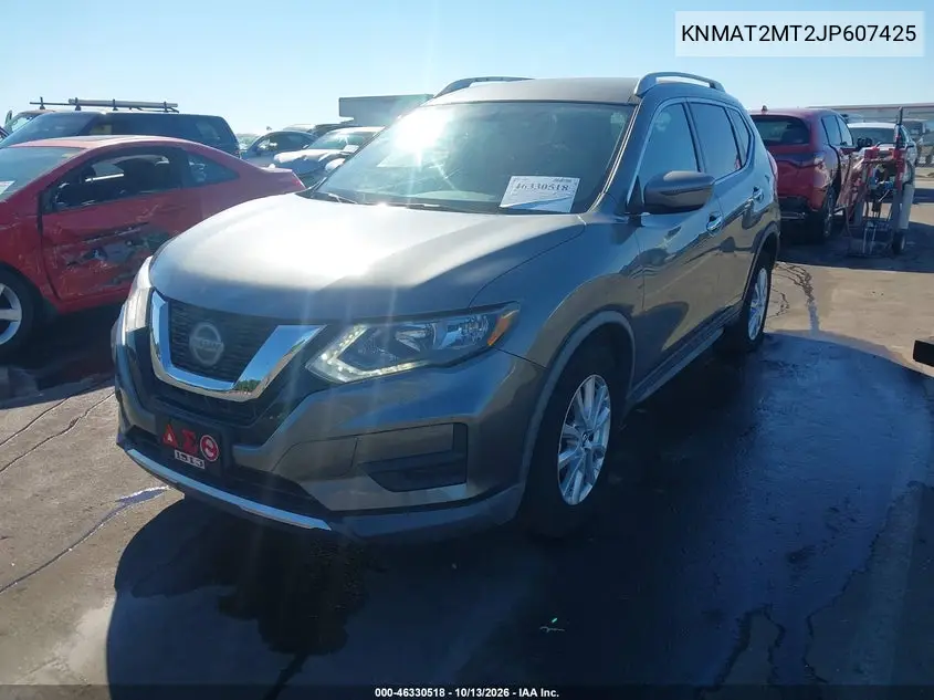 2018 NISSAN ROGUE VIN KNMAT2MT2JP607425 — фото 2