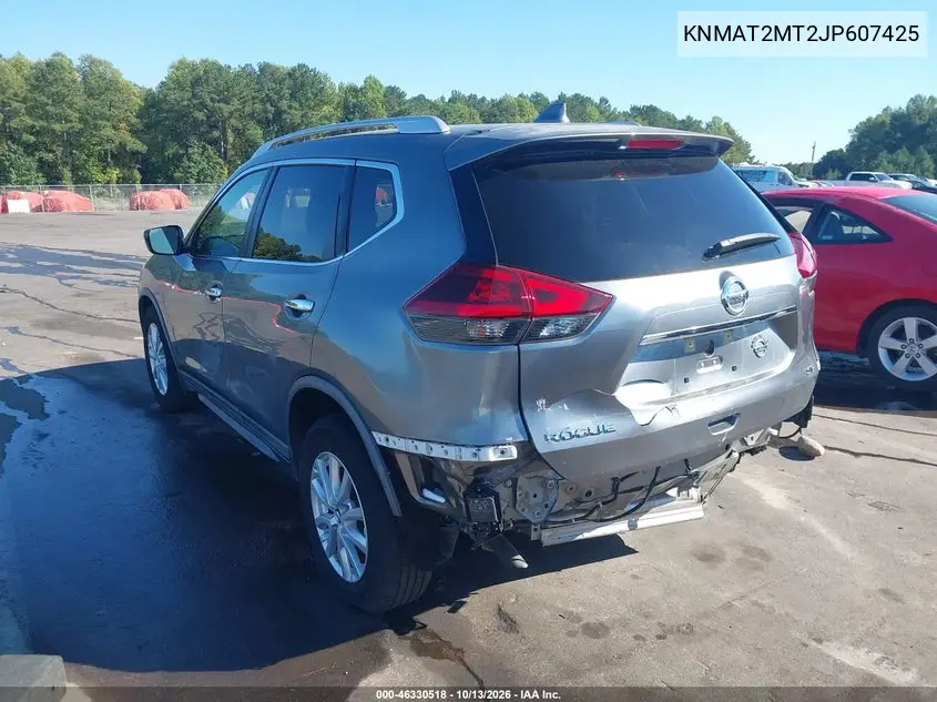 2018 NISSAN ROGUE VIN KNMAT2MT2JP607425 — фото 3