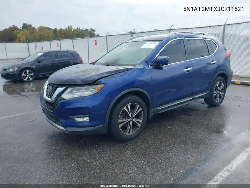 2018 NISSAN ROGUE VIN 5N1AT2MTXJC711521 — фото 2