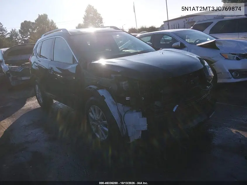 NISSAN ROGUE 2018, VIN 5N1AT2MT3JC769874