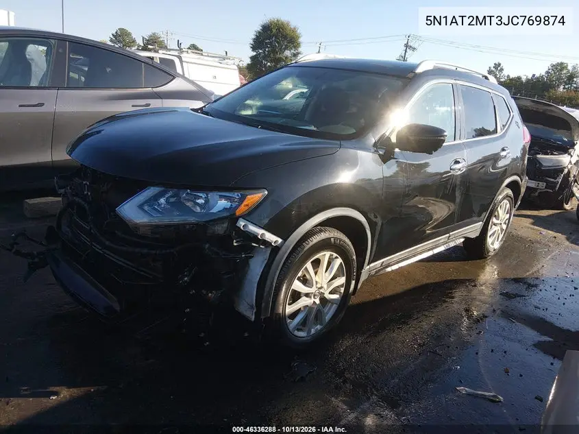 2018 NISSAN ROGUE VIN 5N1AT2MT3JC769874 — фото 2