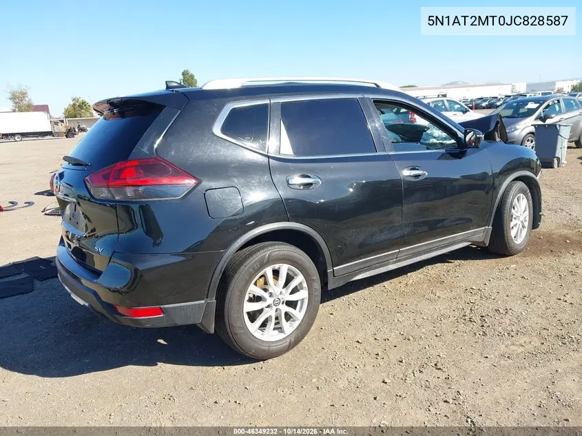 2018 NISSAN ROGUE VIN 5N1AT2MT0JC828587 — фото 4