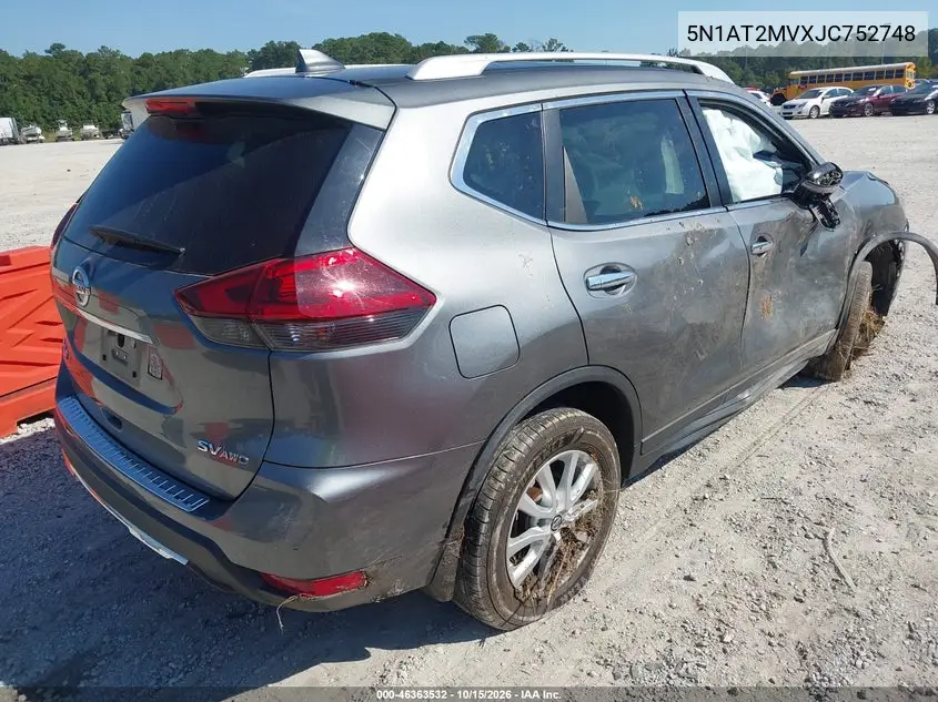 2018 NISSAN ROGUE VIN 5N1AT2MVXJC752748 — фото 4