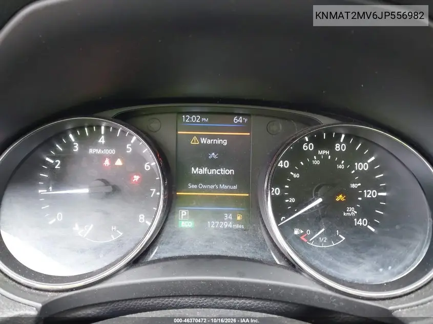 2018 NISSAN ROGUE VIN KNMAT2MV6JP556982 — фото 7