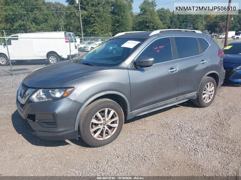 2018 NISSAN ROGUE VIN KNMAT2MV1JP506510 — фото 2