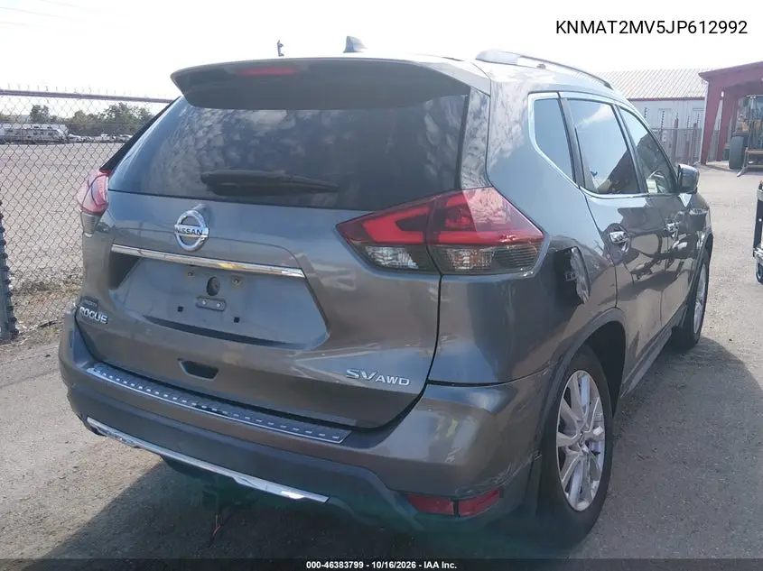 2018 NISSAN ROGUE VIN KNMAT2MV5JP612992 — фото 4