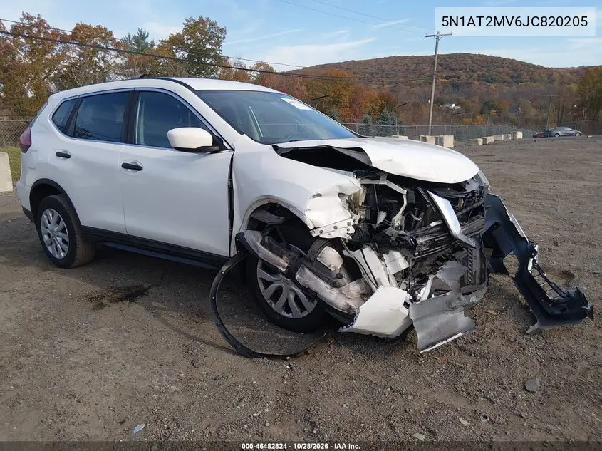 NISSAN ROGUE 2018, VIN 5N1AT2MV6JC820205