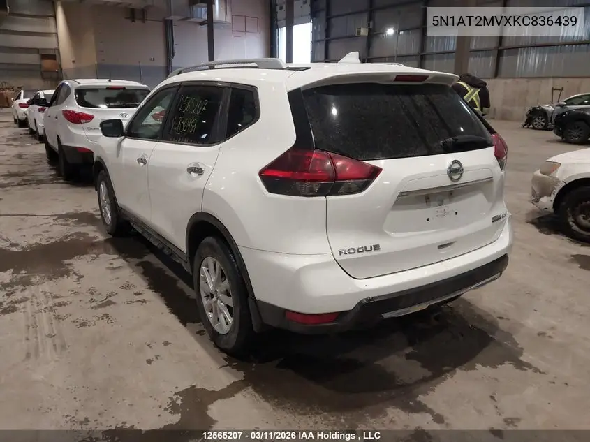 2019 NISSAN ROGUE VIN 5N1AT2MVXKC836439 — фото 3