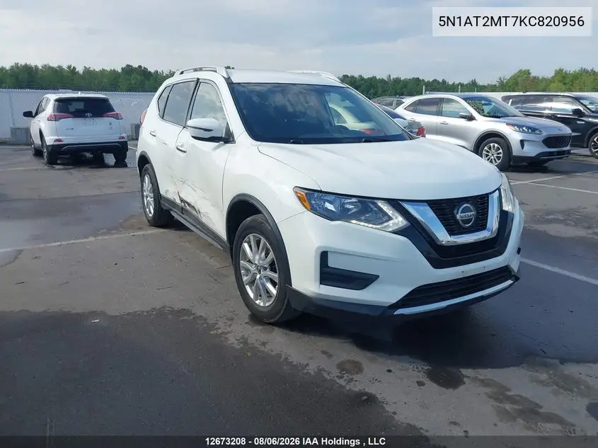 NISSAN ROGUE 2019, VIN 5N1AT2MT7KC820956