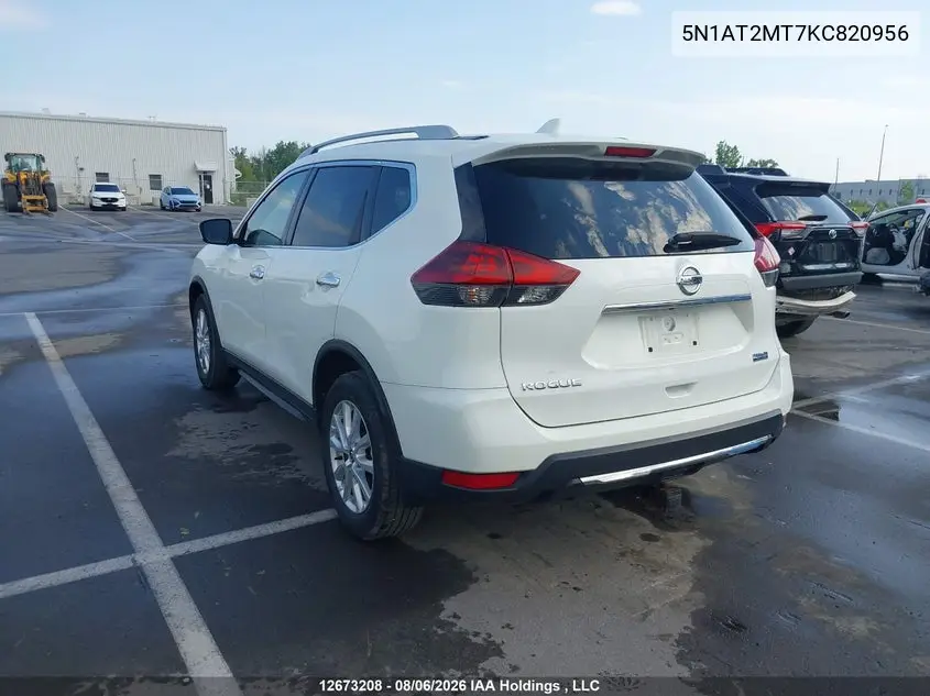 2019 NISSAN ROGUE VIN 5N1AT2MT7KC820956 — фото 3