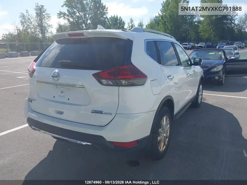 2019 NISSAN ROGUE VIN 5N1AT2MVXKC791888 — фото 4