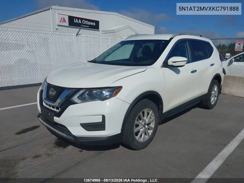 2019 NISSAN ROGUE VIN 5N1AT2MVXKC791888 — фото 6
