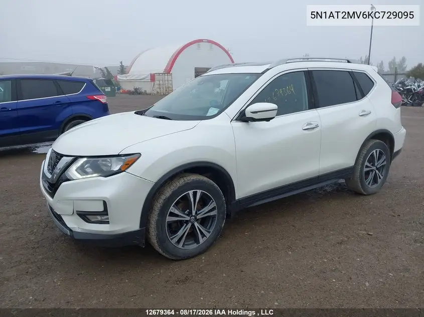 2019 NISSAN ROGUE VIN 5N1AT2MV6KC729095 — фото 2