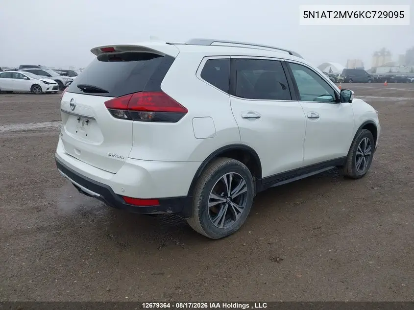 2019 NISSAN ROGUE VIN 5N1AT2MV6KC729095 — фото 4