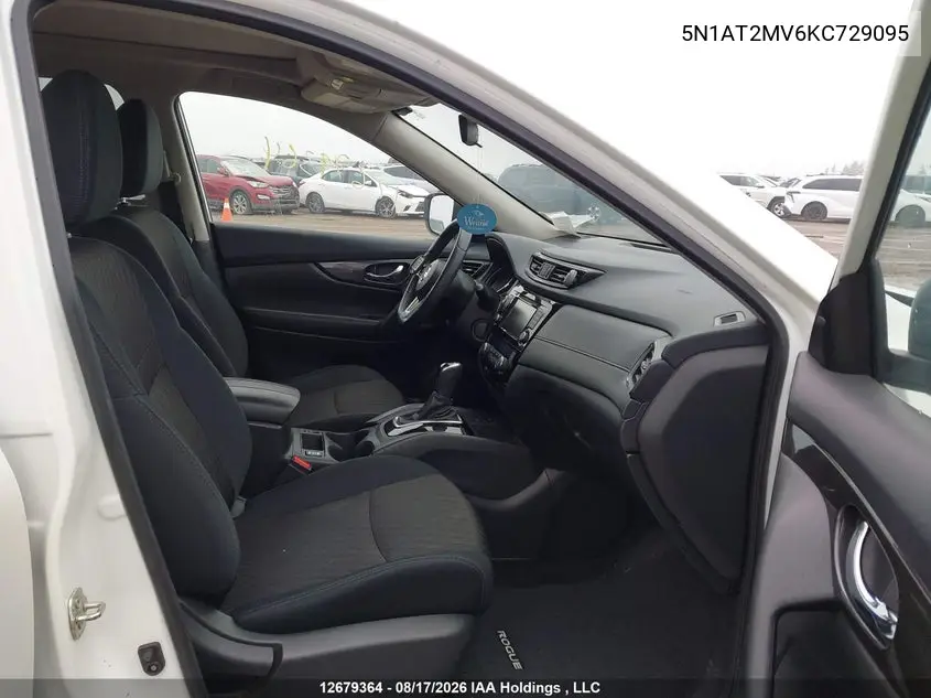 2019 NISSAN ROGUE VIN 5N1AT2MV6KC729095 — фото 5