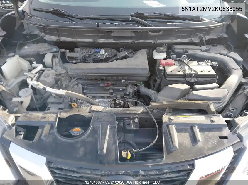 2019 NISSAN ROGUE VIN 5N1AT2MV2KC838055 — фото 10