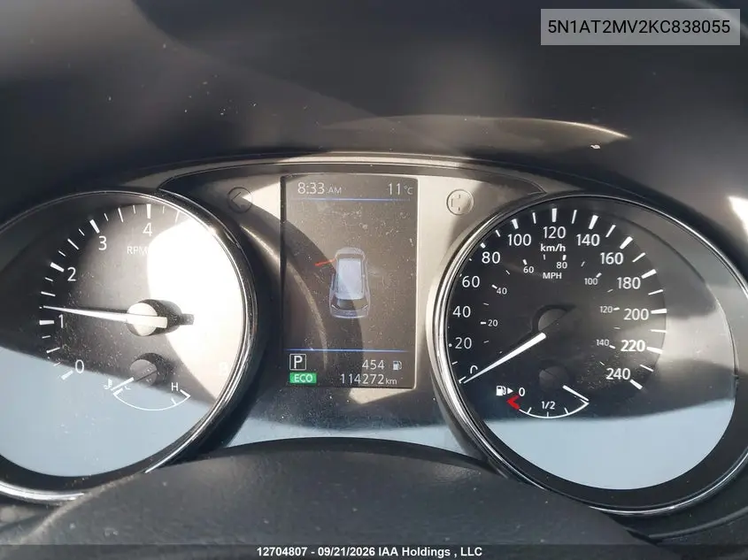 2019 NISSAN ROGUE VIN 5N1AT2MV2KC838055 — фото 7