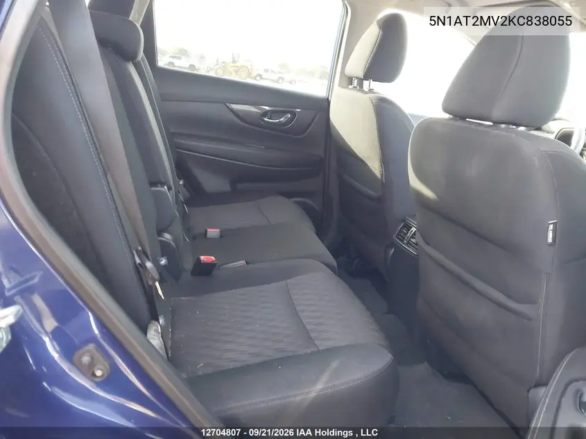 2019 NISSAN ROGUE VIN 5N1AT2MV2KC838055 — фото 8