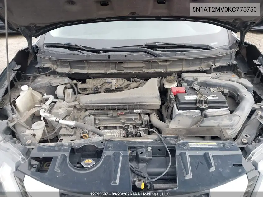 2019 NISSAN ROGUE VIN 5N1AT2MV0KC775750 — фото 10