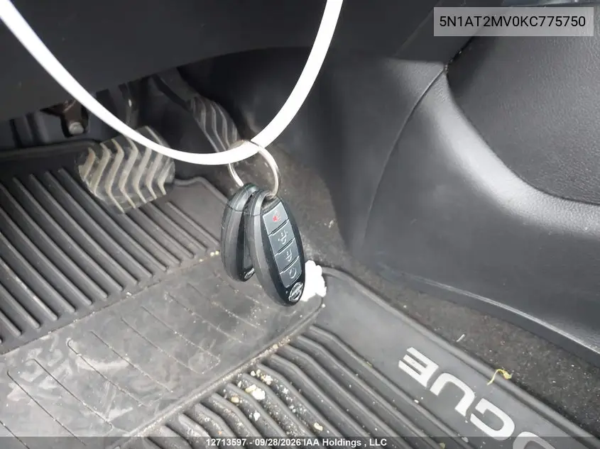 2019 NISSAN ROGUE VIN 5N1AT2MV0KC775750 — фото 11